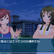 夜の学校で怪談話?