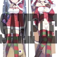 「ストライクウィッチーズ 劇場版」島田フミカネ描き下ろしリーネ(サンタコスプレ)抱き枕カバー