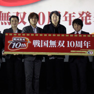 左から高塚氏、三枝氏、 鯉沼氏、襟川氏、草尾氏、竹本氏