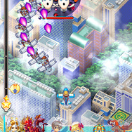 ターゲットと戦うために、小型の敵からドロップするスターを集めるべし！