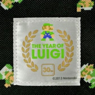 ルイージ30周年記念ロゴを刺繍