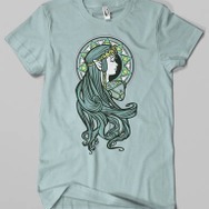 ゾンビ化したリンクに、ミュシャ調ゼルダ姫―ファンの手による非公認ゼルダTシャツが、期間限定販売中