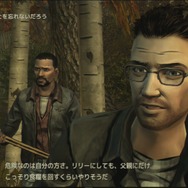 画面左上の表示に注目。主人公の行動が他キャラクターの心情や今後の展開に影響を与えていく