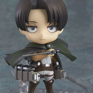 全高約100ミリになった人類最強兵士「ねんどろいど リヴァイ」予約開始 ― 審議所の名シーンも再現可能