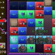 同じブロックを3つ並べると高レベルのブロックに進化！これを繰り返してコンボを決める