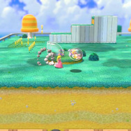 複数人プレイ時は画面外に出ると自動でシャボンに。ボタンで任意でシャボン化も可能