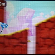 「ターボ(青色)」の「変身ジュエル」を取得すれば、チャリの走行スピードとジャンプ距離が伸びます。