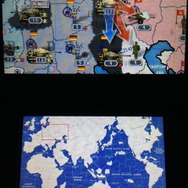 矢印には赤と青があり、赤の場合は敵軍隊ユニットと戦闘開始、青ならそのまま領地に移動します