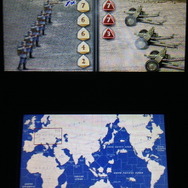 プレイヤーは軍隊ユニットを行動させたり、サイコロを使って戦闘したり