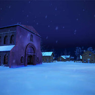 雪原での激しいバトルの予感