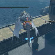 地上決戦。ミハイルに乗り、上空から地上の敵を攻撃できる