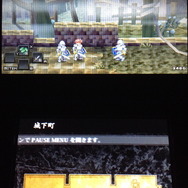 ゲームは上画面でプレイ、下画面でエリアマップという構成で、3DSの立体視にも対応