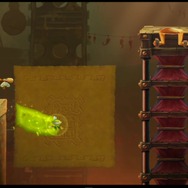 ゲームパッドとタッチ操作でゴールへ導く。道を描いたり・・・⇒