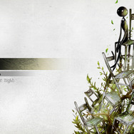 楽曲選択画面はイラスト付き。