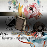 リザルト画面。プレイすることで新しい楽曲が解放されます。