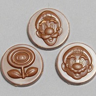 半立体のキャラクターチョコ