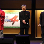 森田成一さん(左)、池田秀一さん(中央)、保志総一朗さん(右)