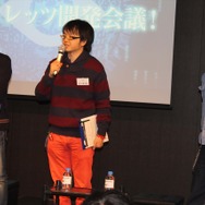 倉田誠氏(左)、征矢健太郎氏(中央)、菅野有造(右)