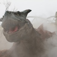 看板娘もホッと胸をなで下ろす迫力「モンスターハンター・ザ・リアル 2014」等身大ティガレックスの大咆哮