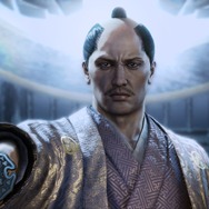 『龍が如く 維新!』×「はなまるうどん」のコラボメニューを食す名越監督を撮影してきた