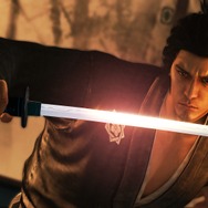 『龍が如く 維新!』×「はなまるうどん」のコラボメニューを食す名越監督を撮影してきた