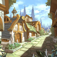 平和なドラグニール村をシュバルツ帝国が襲う