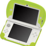 サイバーガジェット、ガチャピンの顔がキュートな3DS LL用「ガチャピン×ムック シリコンカバー」を2月7日に発売