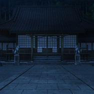 どこか恐ろしげな神社の風景