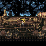 印象的な魔列車でのワンシーン