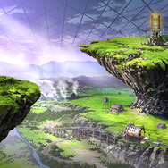 シャールたちの暮らす村「ほのかの」。その中央の高台には巨大な真空管が祀られるように刺さっている。