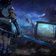 現代の異物が降り注ぎできた地に一人佇むリウ。彼女の目的はただ一つ、元の世界への帰還。