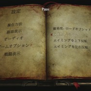 体験版ながら豊富なオプション機能。QTEオンオフ、ダメージ値の数値化などもできた