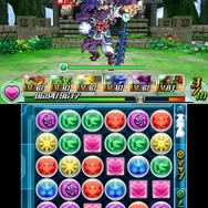 『パズドラZ』×『神羅万象チョコ』灼炎のアポロ_バトル画面