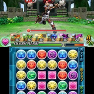 『パズドラZ』×『神羅万象チョコ』灼炎のアポロ_バトル画面