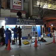 体験ブースが設営中でした