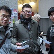 東口ヨドバシカメラの先頭に並んでいた方々