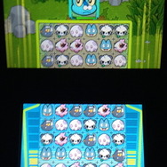 ポケモンを3匹以上並べて消しながら、野生のポケモンを捕まえていくアクションパズルゲーム