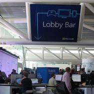 【GDC 2014】無料ドリンク提供中、Xbox Oneタイトルも遊べる「Microsoft Lobby Bar」で一休み?