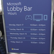 【GDC 2014】無料ドリンク提供中、Xbox Oneタイトルも遊べる「Microsoft Lobby Bar」で一休み?