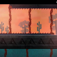 天井に向かって上昇する床