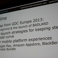 【GDC 2014】美麗グラフィックのアクションゲーム『BADLAND』はどうやって収益を伸ばしていったのか