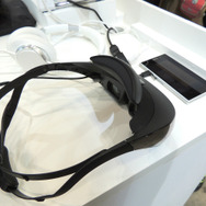 展示されていたHMD