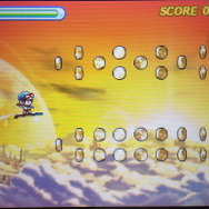 キャラクターを操り、高速で飛行しながらアイテムを集めるステージクリア型のハイスピードアクションゲーム