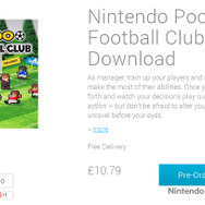 英国任天堂がeショップに予約システムを導入 ― 第1弾は『カルチョビット』