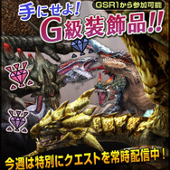 手にせよ!G級装飾品!!