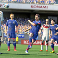 ドイツ戦（※画像のサッカー日本代表選手は、2013年10月15日ベラルーシ戦の先発メンバーです）