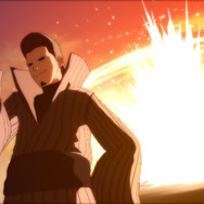 『ＮＡＲＵＴＯ－ナルト－ 疾風伝 ナルティメットストームレボリューション』1人用モード「忍界武闘祭」で4人の忍が乱戦