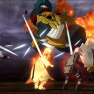 『ＮＡＲＵＴＯ－ナルト－ 疾風伝 ナルティメットストームレボリューション』1人用モード「忍界武闘祭」で4人の忍が乱戦