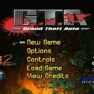 『G.T.A GRAND THEFT AUTO』タイトル画面