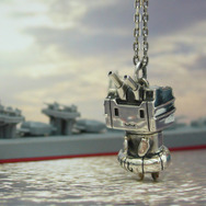 連装砲ちゃんシルバーペンダント